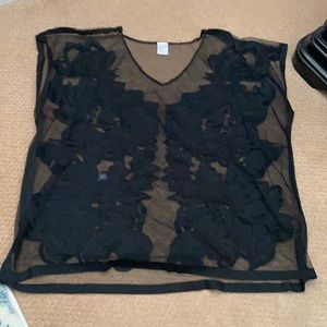 Beautiful V neck s/m p/m swim cover up